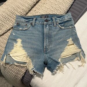 Abercrombie jean shorts